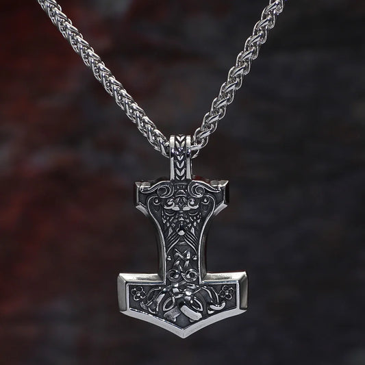 Odin's Visage - Mjölnir Broa Amulet  The Pagan Trader   