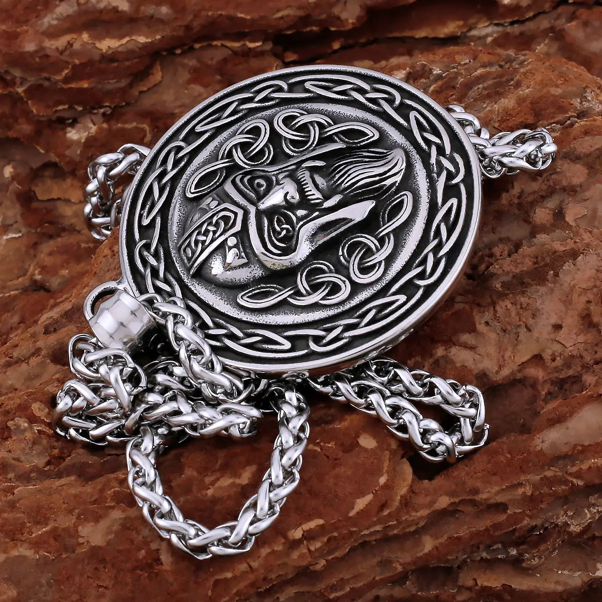 One Eyed Wotan - All Father Odin Norse Viking Amulet  Paganheim   