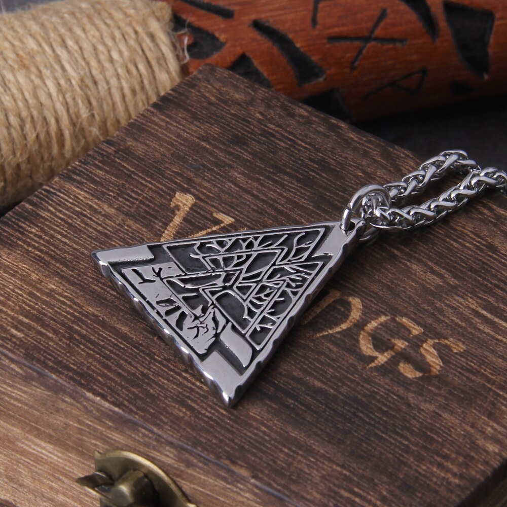 Valknut Yggdrasil Amulet 0 The Pagan Trader   