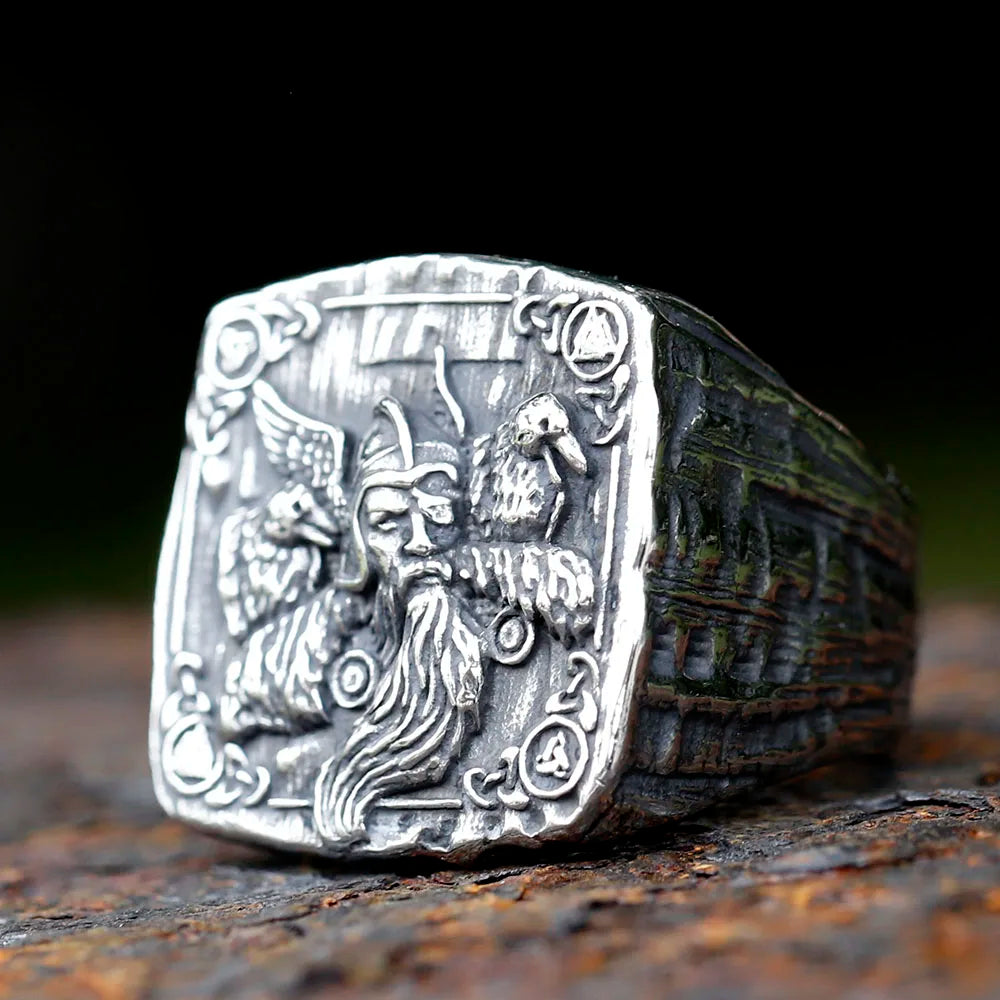 The Raven King: Odin, Valknut, and Triskele Ring