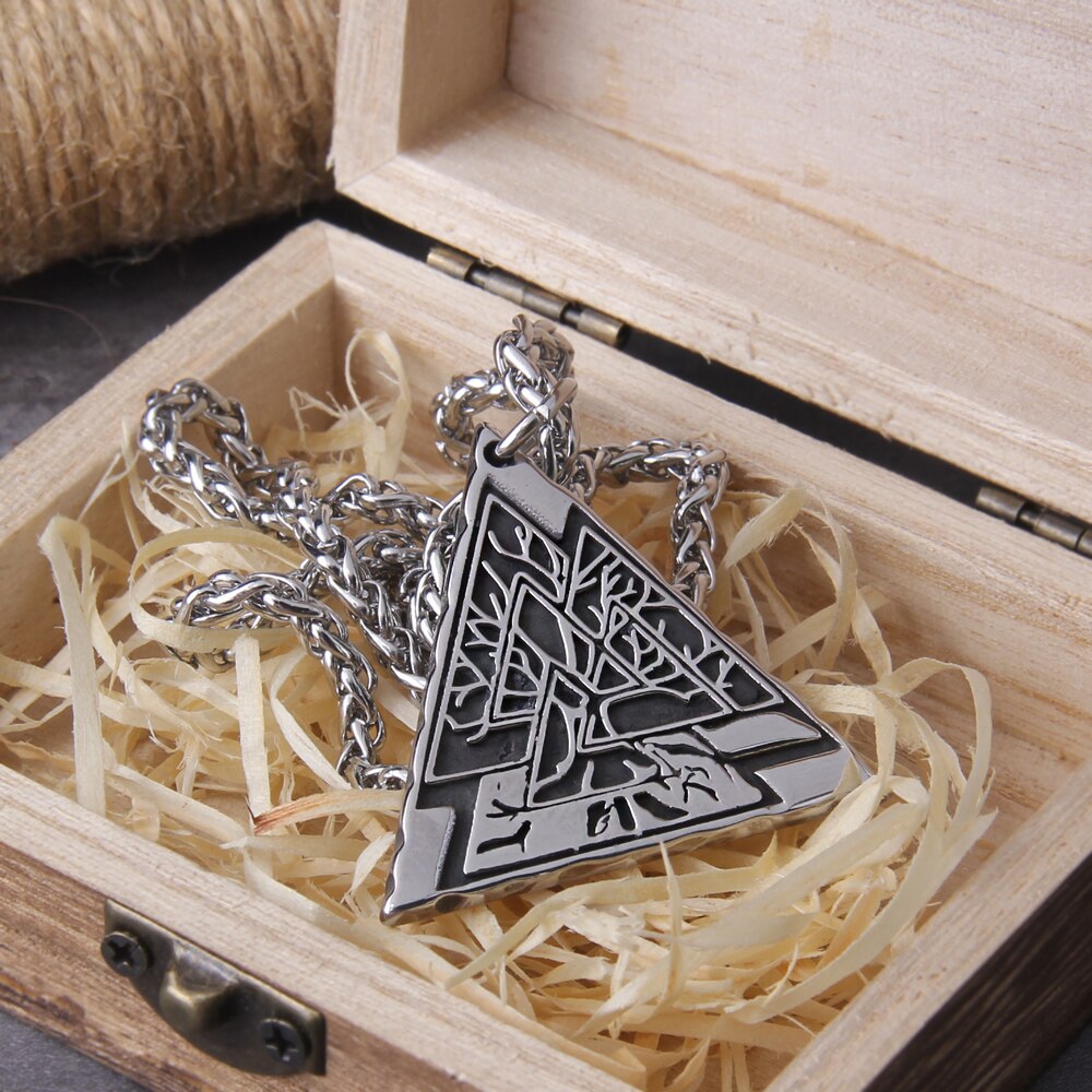 Valknut Yggdrasil Amulet 0 The Pagan Trader   