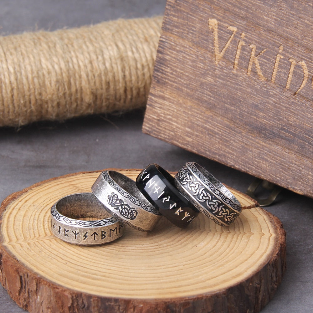 Elder Futhark Viking Rings 0 My Store   