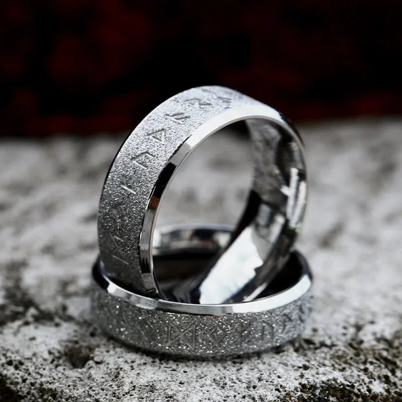 Minimalist Elder Futhark Rune Norse VIking Rings  The Pagan Trader   