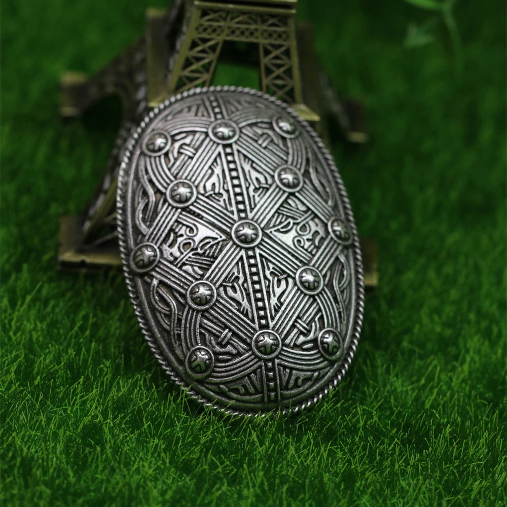 Celtic-style brooch with Viking influences.