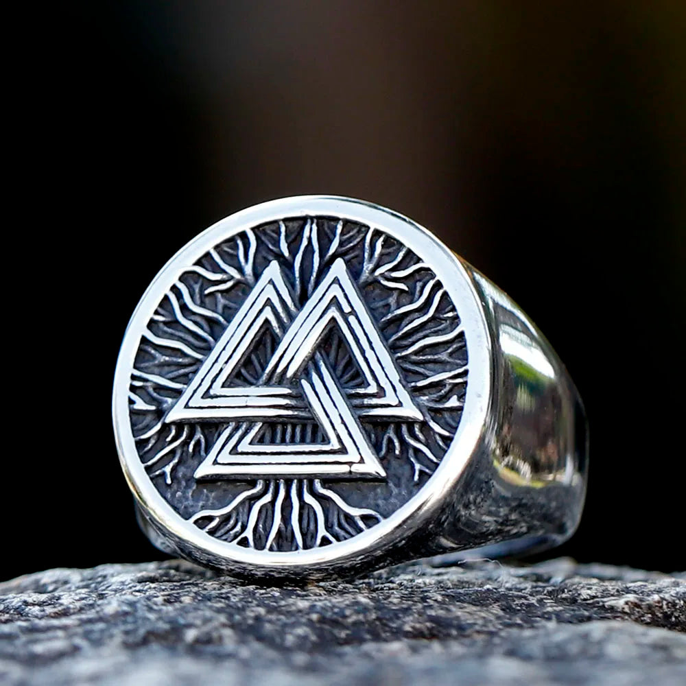 Valknut Yggdrasil Norse Viking Ring  The Pagan Trader   